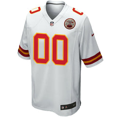 Kansas City Chiefs Custom Game Jersey - White - Nike