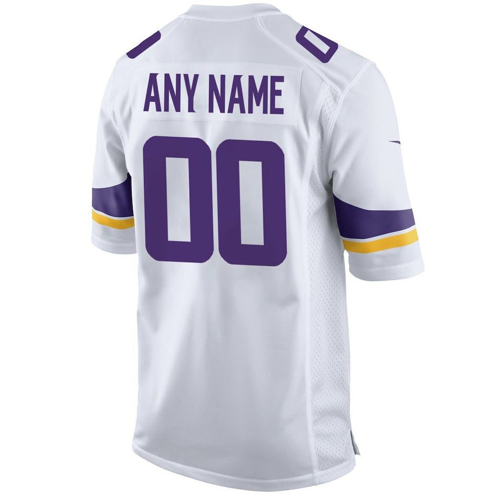 Minnesota Vikings Custom Game Jersey - White - Nike