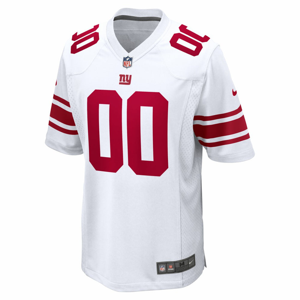 New York Giants Custom Game Jersey - White - Nike