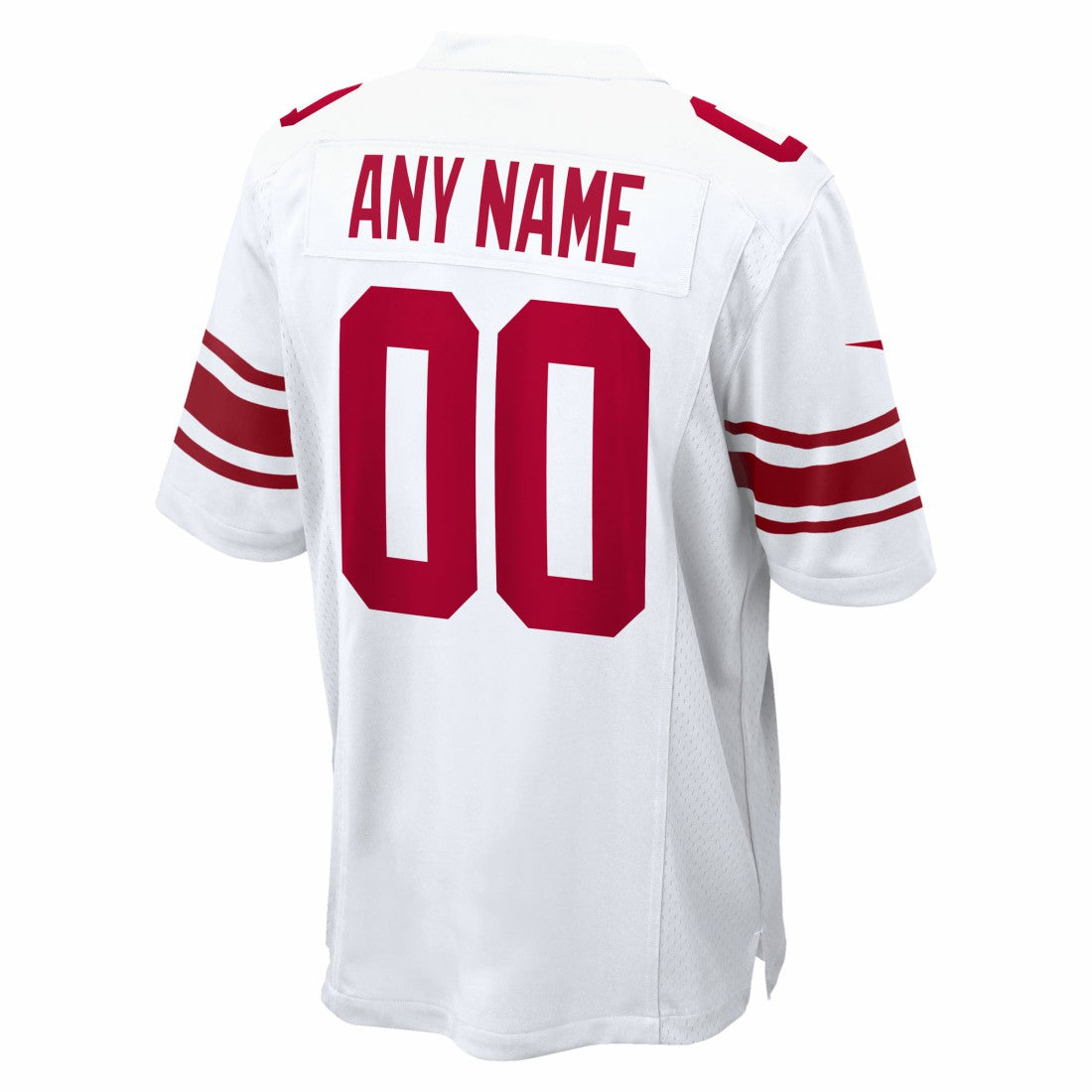 New York Giants Custom Game Jersey - White - Nike