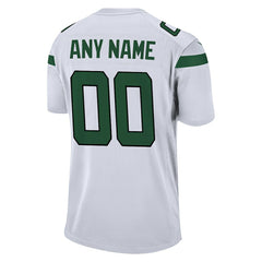 New York Jets Custom Game Jersey - White - Nike