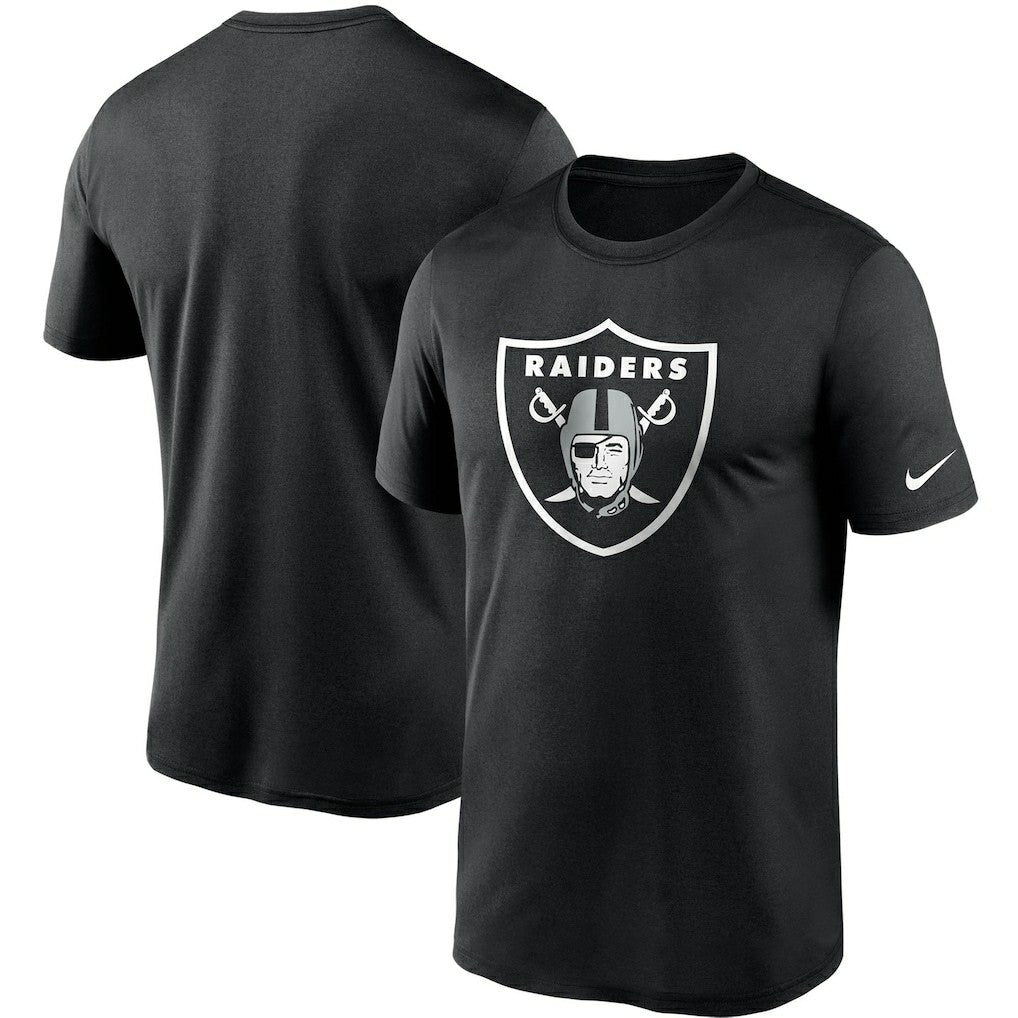 Las Vegas Raiders Logo Essential Legend Performance T-Shirt - Black - Nike