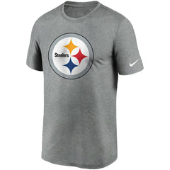 Pittsburgh Steelers Logo Essential Legend Performance T-Shirt - Heathered Charcoal - Nike