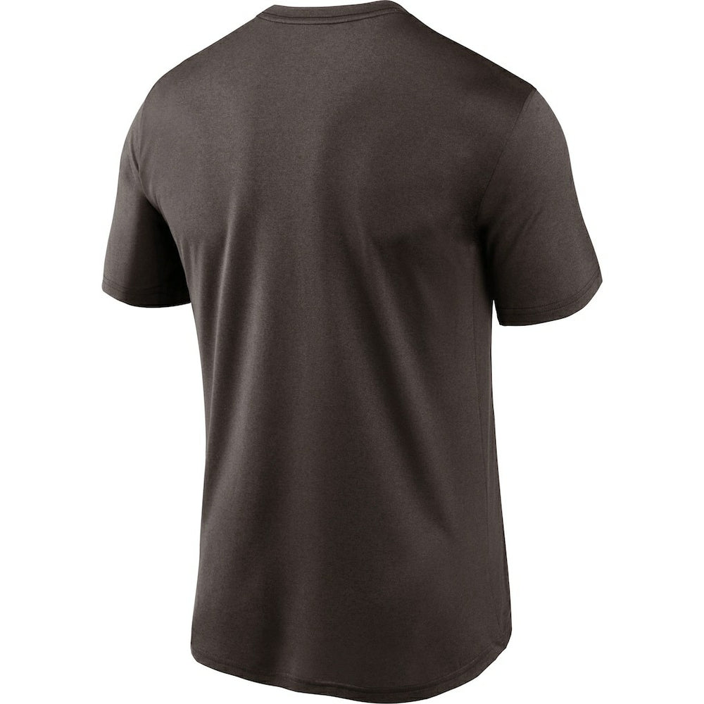 Cleveland Browns Logo Essential Legend Performance T-Shirt - Brown - Nike