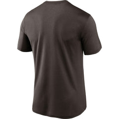 Cleveland Browns Logo Essential Legend Performance T-Shirt - Brown - Nike