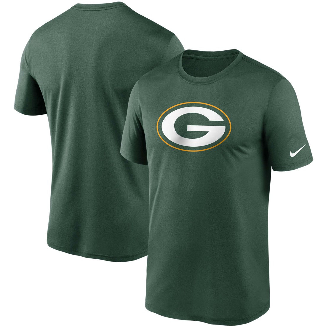 Green Bay Packers Logo Essential Legend Performance T-Shirt - Green - Nike