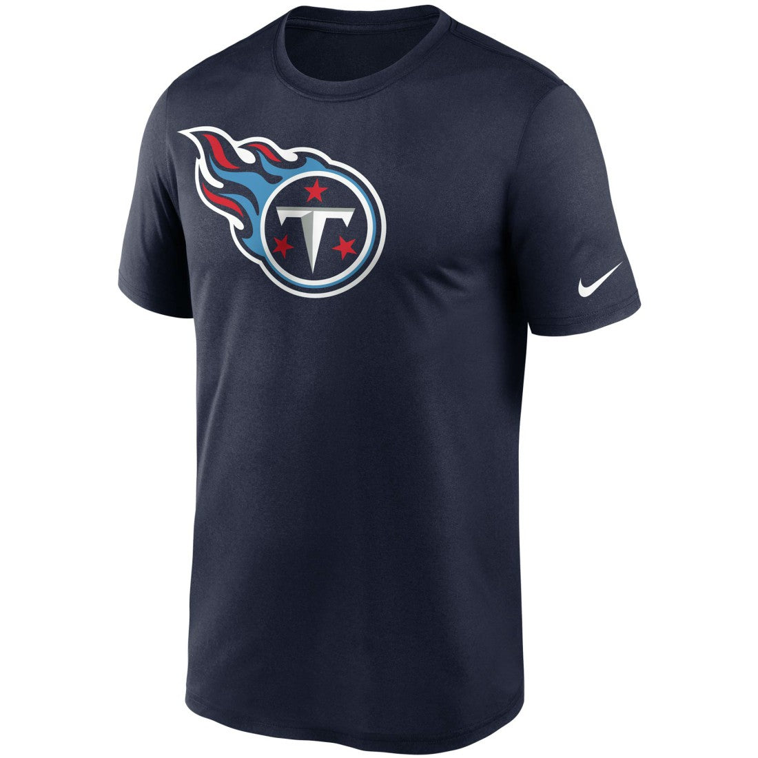 Tennessee Titans Logo Essential Legend Performance T-Shirt - Navy - Nike