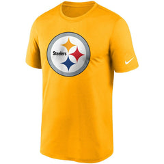 Pittsburgh Steelers Logo Essential Legend Performance T-Shirt - Gold - Nike