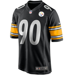 T.J. Watt Pittsburgh Steelers Game Jersey - Black - Nike