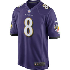 Lamar Jackson Baltimore Ravens Game Jersey - Purple - Nike