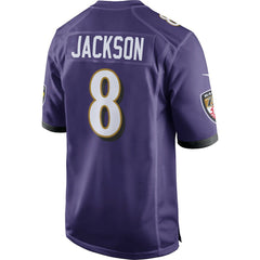 Lamar Jackson Baltimore Ravens Game Jersey - Purple - Nike
