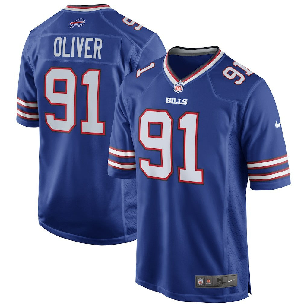 Ed Oliver Buffalo Bills Team Game Player Jersey - Royal - Nike