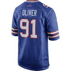 Ed Oliver Buffalo Bills Team Game Player Jersey - Royal - Nike
