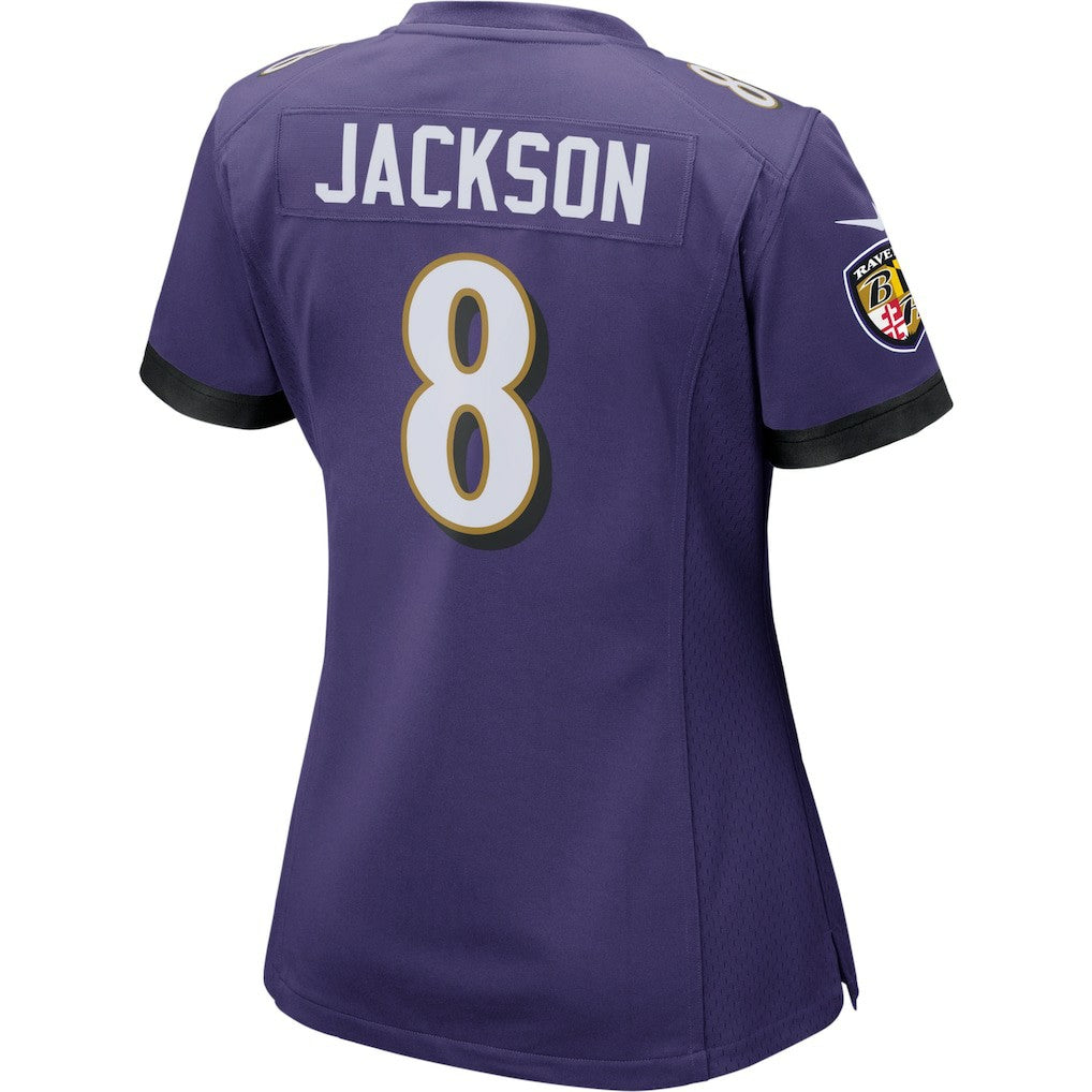 Lamar Jackson Baltimore Ravens Women's Game Jersey - Purple - Nike
