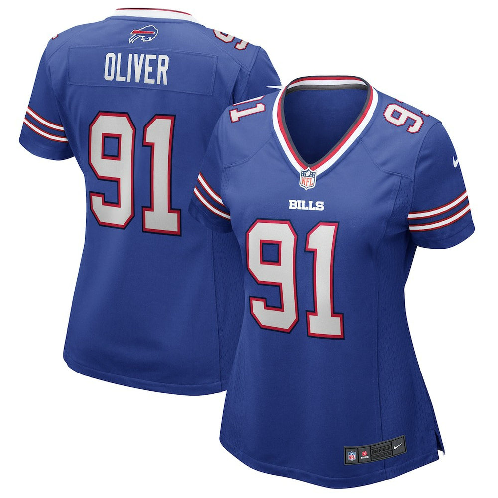 Ed Oliver Buffalo Bills Women's Game Jersey - Royal - Nike