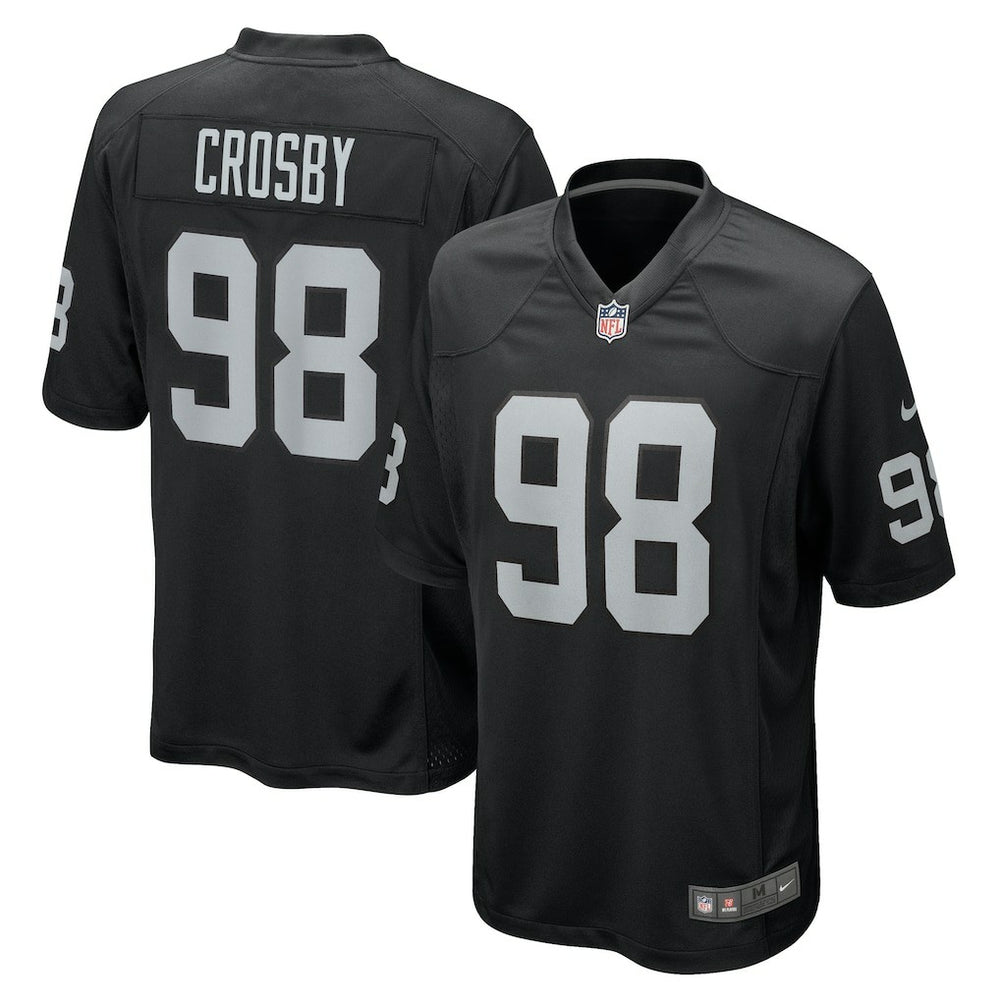 Maxx Crosby Las Vegas Raiders Game Jersey - Black - Nike
