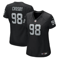 Maxx Crosby Las Vegas Raiders Women's Jersey - Black - Nike