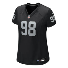 Maxx Crosby Las Vegas Raiders Women's Jersey - Black - Nike