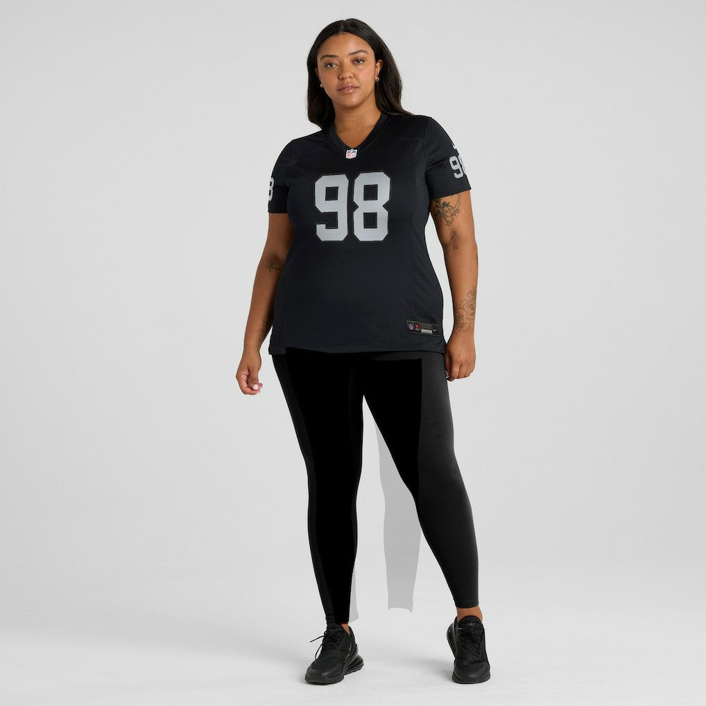 Maxx Crosby Las Vegas Raiders Women's Jersey - Black - Nike