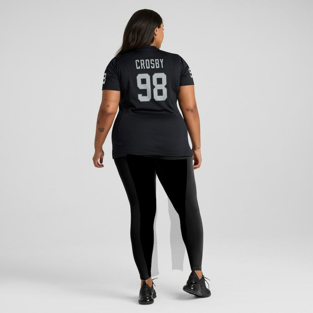 Maxx Crosby Las Vegas Raiders Women's Jersey - Black - Nike