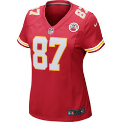 Travis Kelce Kansas City Chiefs Women's Game Jersey - Red - Nike