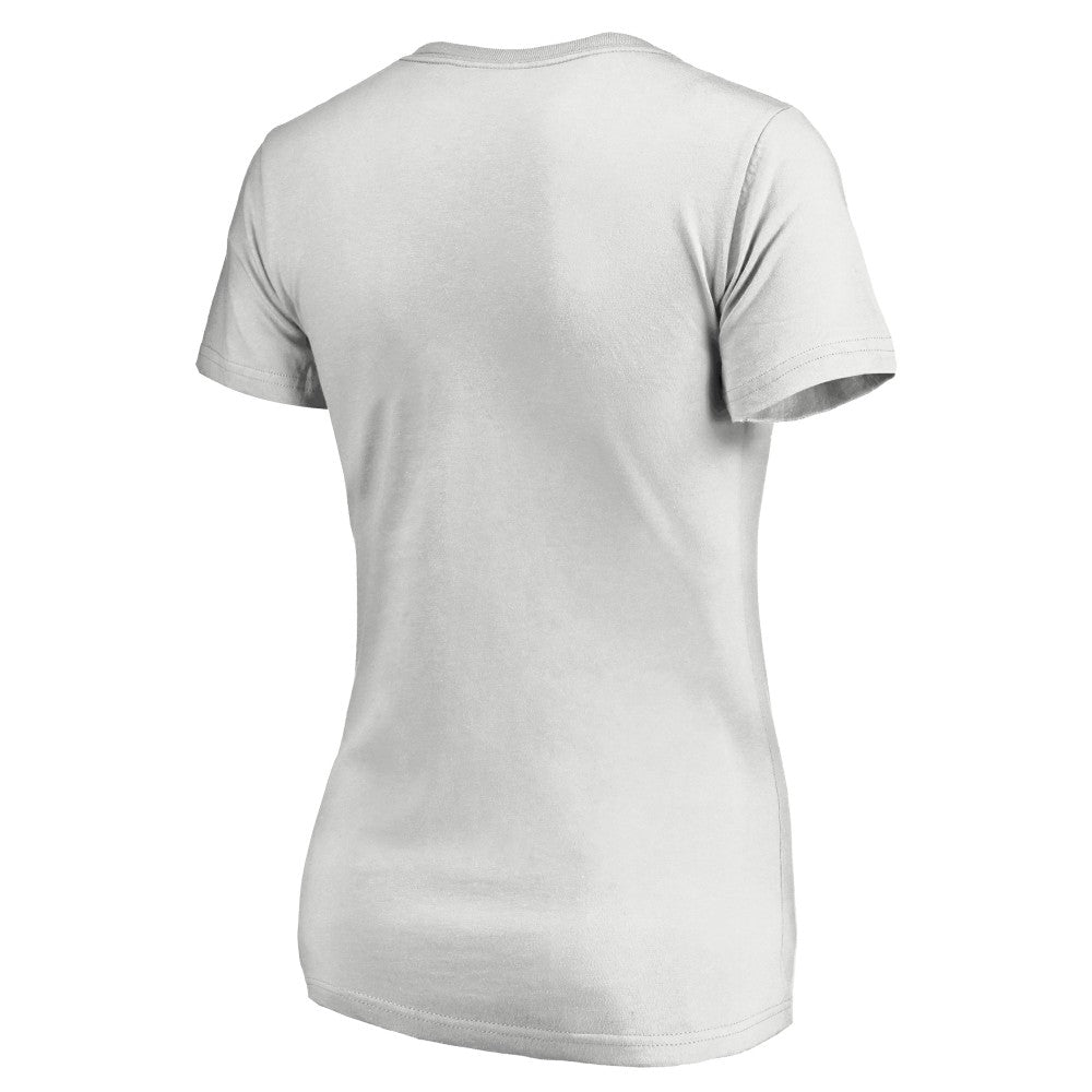Kansas City Royals Women's Floral Arched Logo V-Neck T-Shirt Discount
