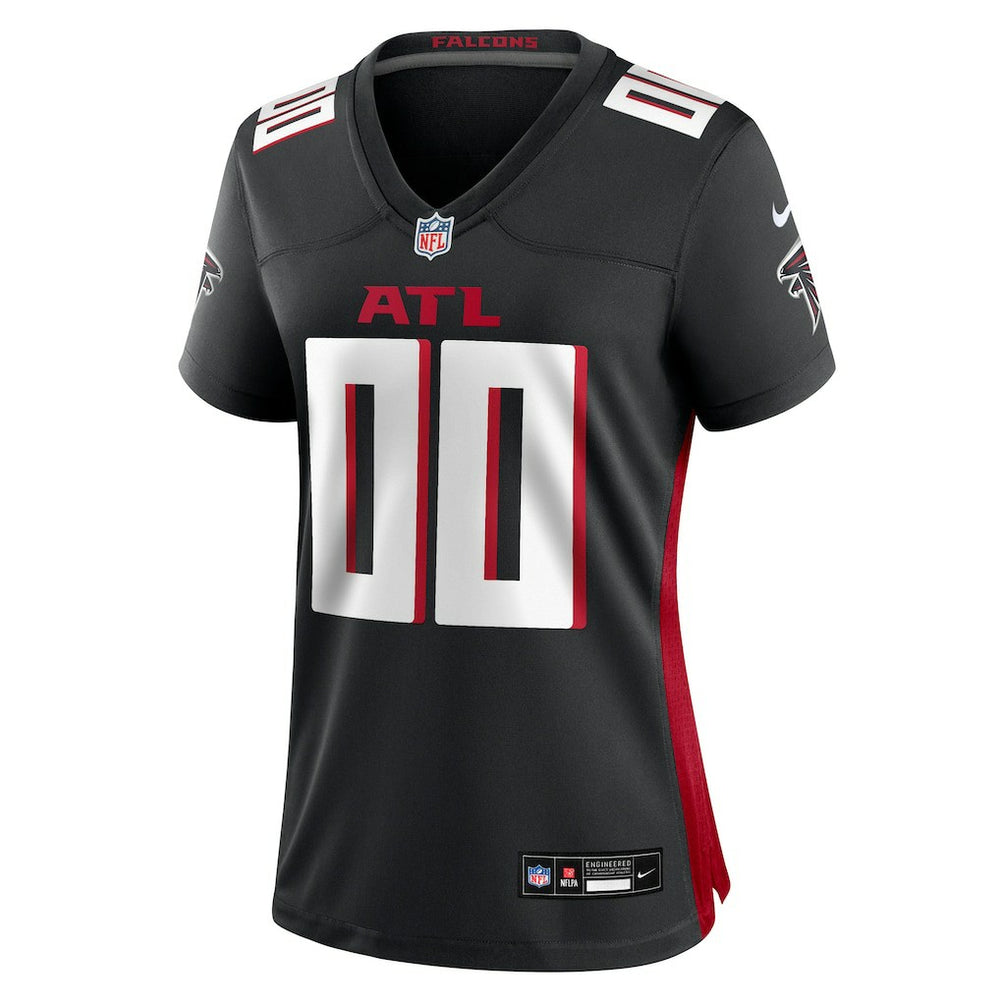 Atlanta Falcons Women's Custom Game Jersey - Black - Nike