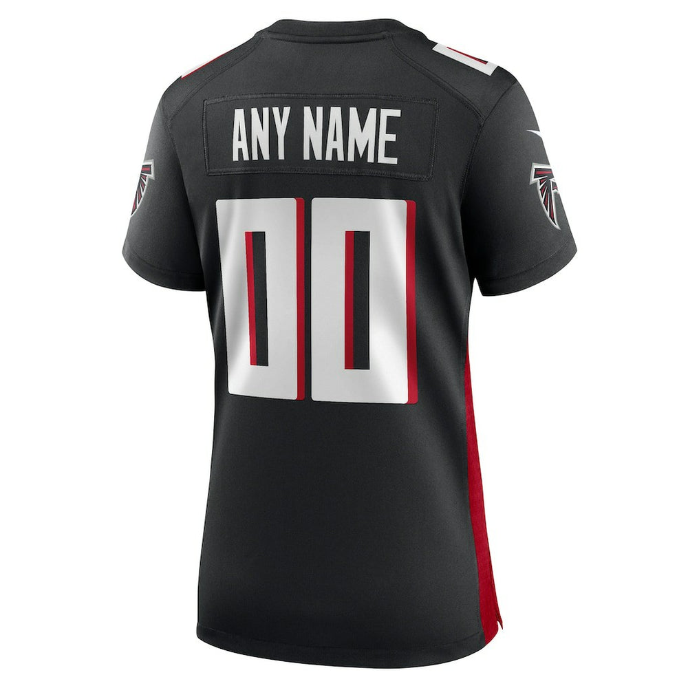 Atlanta Falcons Women's Custom Game Jersey - Black - Nike