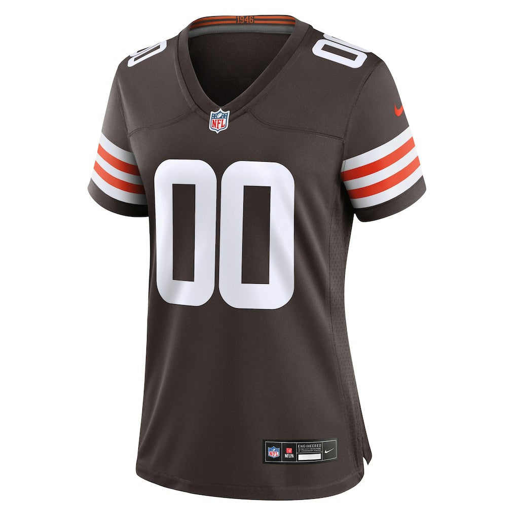 Cleveland Browns Women's Custom Game Jersey - Brown - Nike