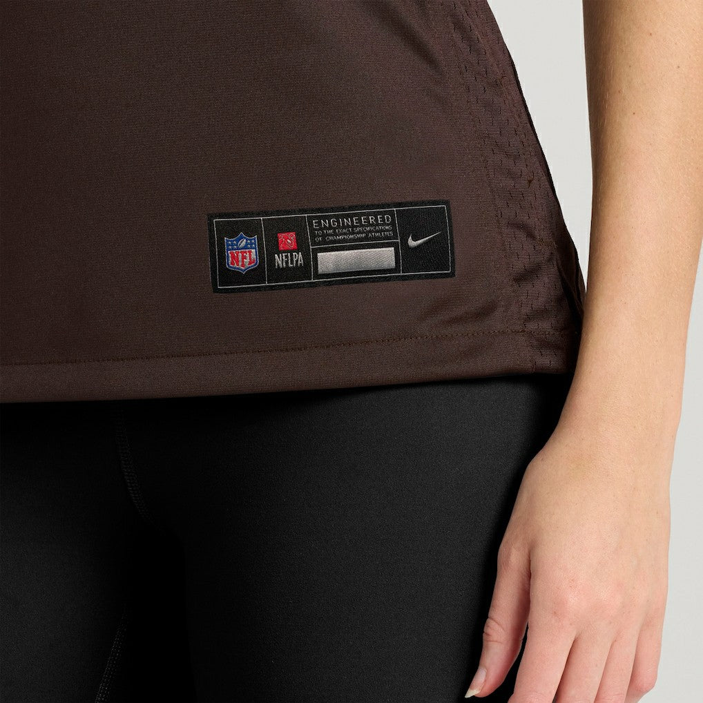 Cleveland Browns Women's Custom Game Jersey - Brown - Nike