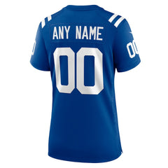 Indianapolis Colts Women's Custom Game Jersey - Royal - Nike