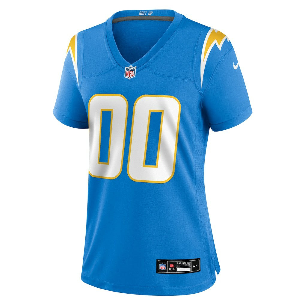 Los Angeles Chargers Women's Custom Game Jersey - Powder Blue - Nike