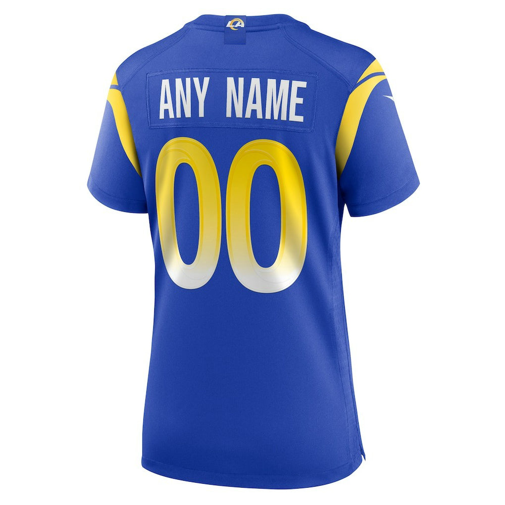 Los Angeles Rams Women's Custom Game Jersey - Royal - Nike