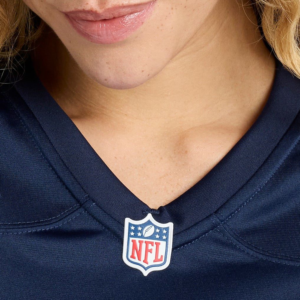 New England Patriots Women's Custom Game Jersey - Navy - Nike