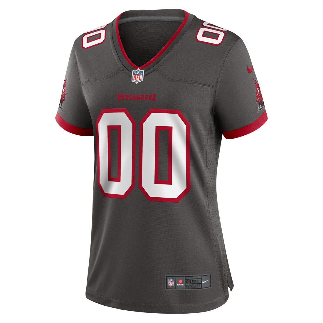 Tampa Bay Buccaneers Women's Alternate Custom Game Jersey - Pewter - Nike