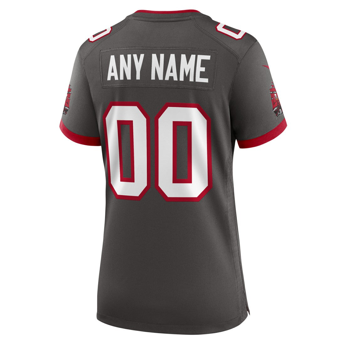 Tampa Bay Buccaneers Women's Alternate Custom Game Jersey - Pewter - Nike
