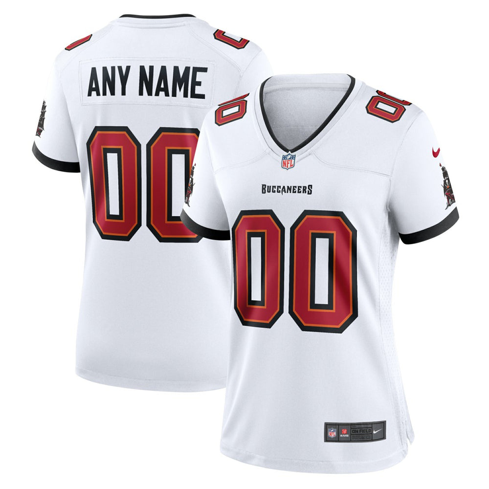 Tampa Bay Buccaneers Women's Custom Game Jersey - White - Nike