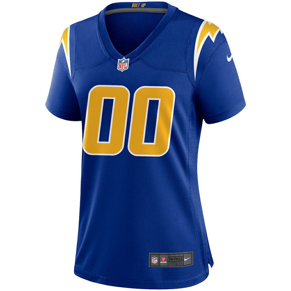 Los Angeles Chargers Women's Alternate Custom Game Jersey - Royal - Nike