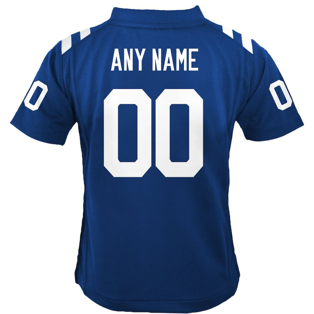 Indianapolis Colts Youth Custom Game Jersey - Royal - Nike