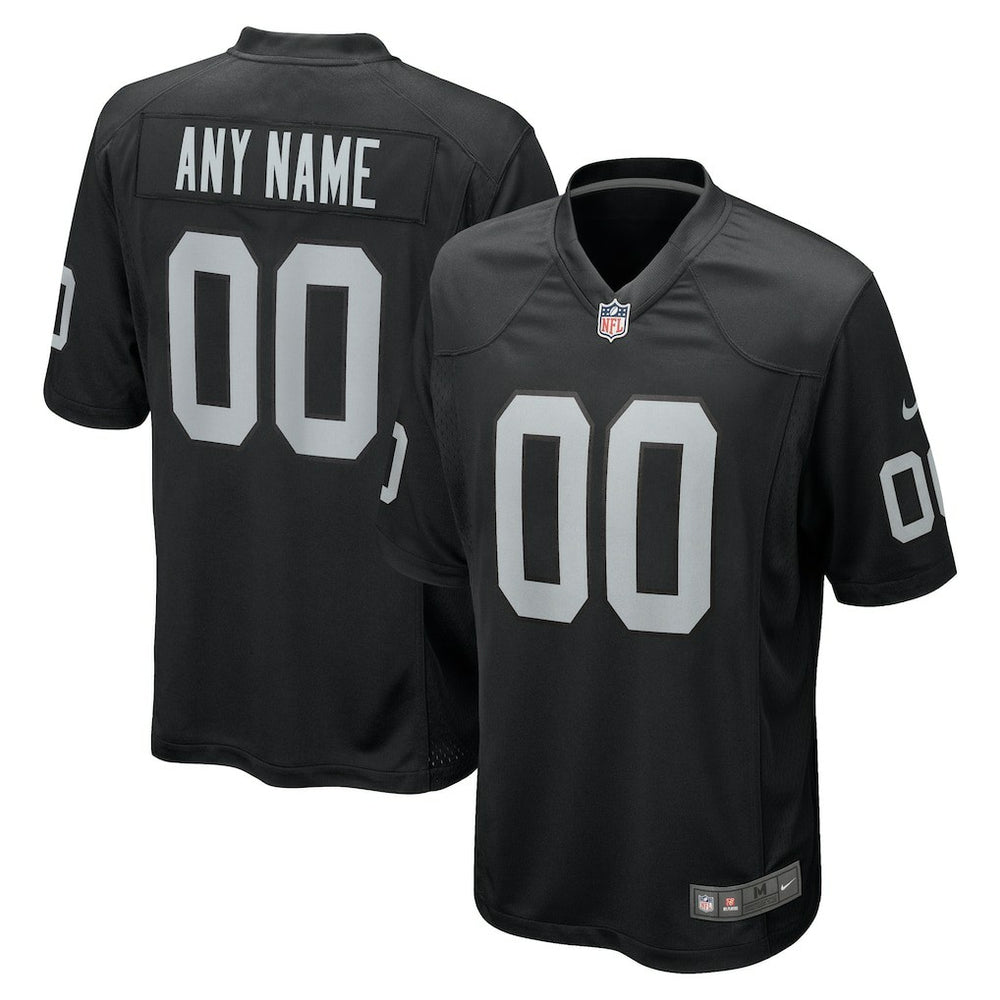 Las Vegas Raiders Youth Custom Game Jersey - Black - Nike