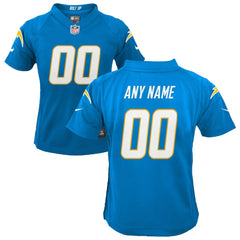 Los Angeles Chargers Youth Custom Game Jersey - Powder Blue - Nike