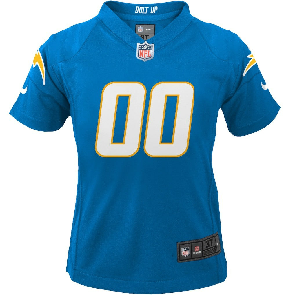 Los Angeles Chargers Youth Custom Game Jersey - Powder Blue - Nike