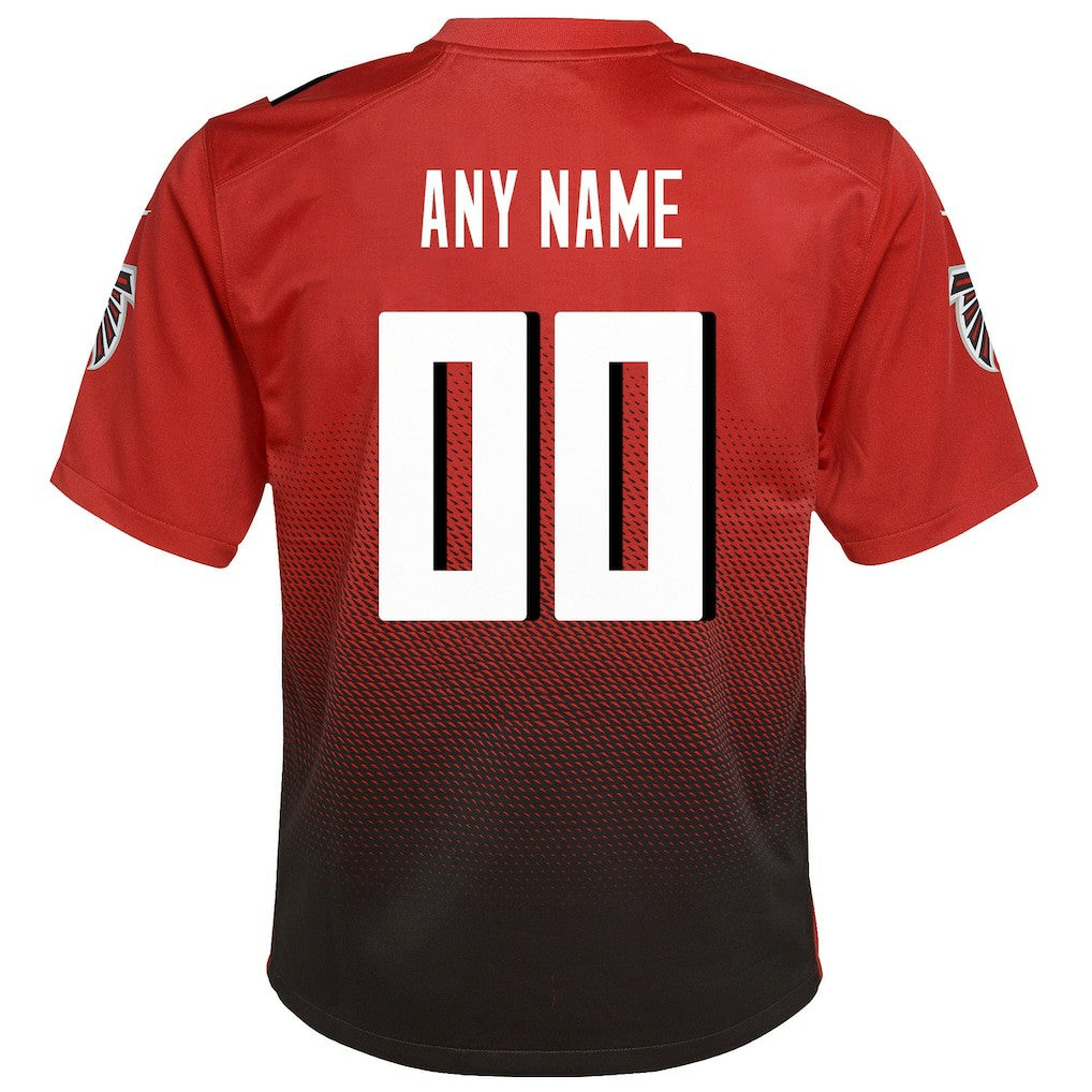 Atlanta Falcons Youth Alternate Custom Game Jersey - Red - Nike
