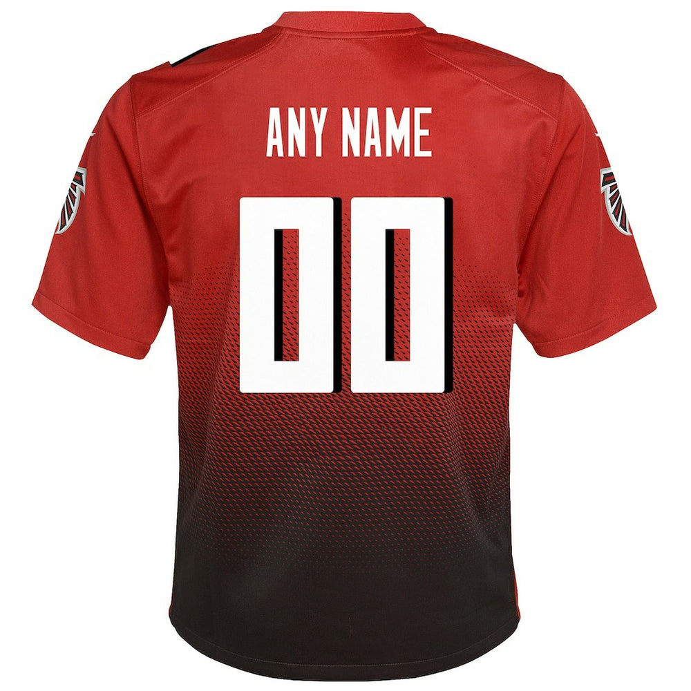Atlanta Falcons Youth Alternate Custom Game Jersey - Red - Nike
