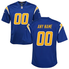 Los Angeles Chargers Youth Alternate Custom Game Jersey - Royal - Nike