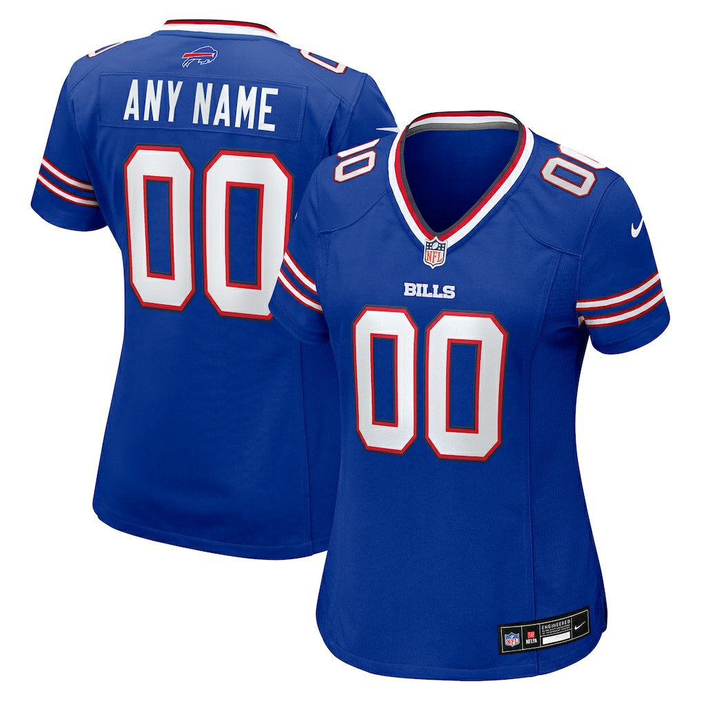 Buffalo Bills Women's Custom Game Jersey - Royal - Nike