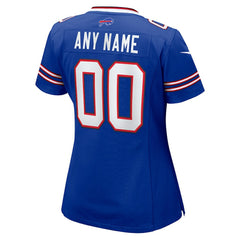 Buffalo Bills Women's Custom Game Jersey - Royal - Nike