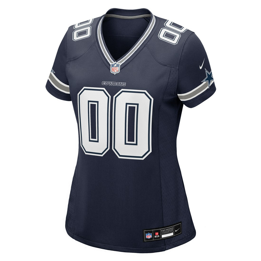 Dallas Cowboys Women's Custom Game Jersey - Navy - Nike