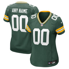Green Bay Packers Women's Custom Game Jersey - Green - Nike