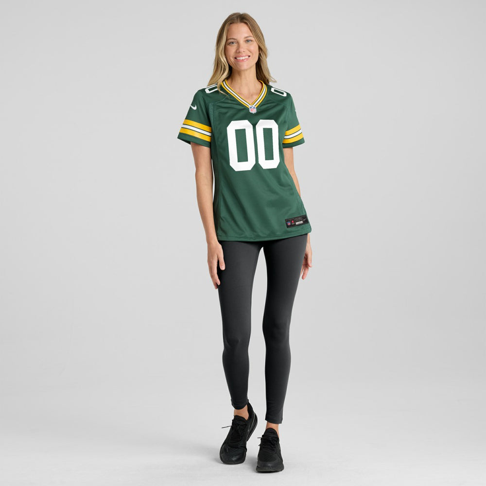 Green Bay Packers Women's Custom Game Jersey - Green - Nike